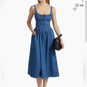 Reformation Balia fit and flair dress